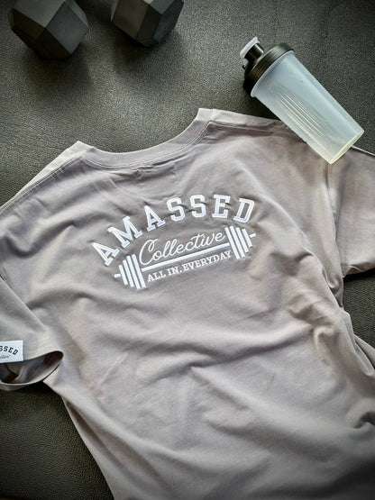 Amassed Heavyweight Barbell T-Shirt